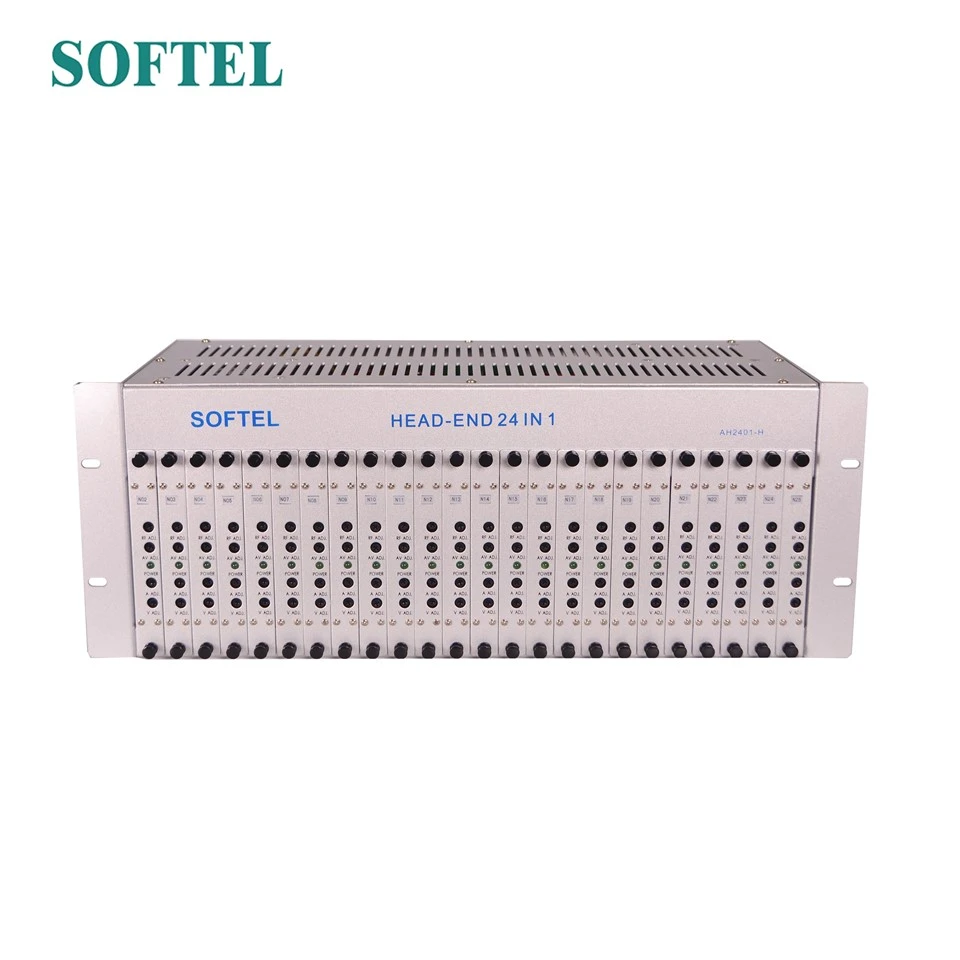 24 kanālu HDMI fiksētās frekvences CATV modulators Ah2401h