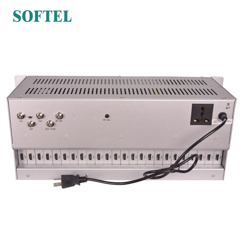 24 Channels HDMI Fixed Frequency CATV Modulator Ah2401h high quality